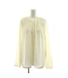 セオリー Theory 26SS Prime Georgette Button Front Blouse ブラウス シャツ 長袖 S アイボリー 01-6108212 /KU
