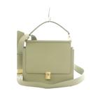 ポレーヌ POLENE Numero Sept ショルダーバッグ レザー フラップ オリーブ /MI ■OS