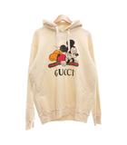 グッチ GUCCI 美品 ディズニー コラボ ミッキー スウェット トレーナー パーカー シェリーライン アイボリー M  /MG ■GY18