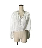 アメリヴィンテージ Ameri VINTAGE HAND PIN TUCK SMOCK BLOUSE ブラウス シャツ 長袖 F ホワイト
