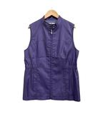 ミラショーン mila schon ベスト スポーツ ジップアップ フロントポケット パープル サイズM