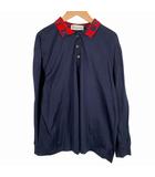 ロベルタディカメリーノ Roberta di Camerino ポロシャツ カットソー 金ボタン 紺 ネイビー 40 L相当