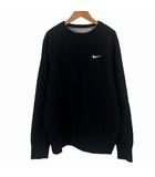 ナイキ NIKE トレーナー スウェット 長袖 ロゴ刺繍 黒 ブラック L