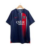 ナイキ NIKE サッカーTシャツ ホームユニフォーム ゲームシャツ ネイビー レッド サイズM