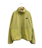 ナイキ NIKE フリースジャケット ジップアップ ライトイエロー サイズL