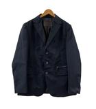 サルヴァトーレフェラガモ Salvatore Ferragamo 2way ライナー付き テーラードジャケット 3ボタン キルティング ベスト ネイビー 52 LL相当