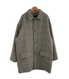 エルメネジルドゼニア Ermenegildo Zegna ウールコート アウター ライナー付き チェック柄 総柄 ベージュ 46 M相当