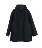 バレンシアガ BALENCIAGA Garde-Robe 24SS Hooded Rainjacket フーデッド レインジャケット コート XXS 黒 ブラック 773087