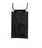 メゾンマルジェラ Maison Margiela 型押しショルダーフォンケース 黒 ブラック SA2VZ0001