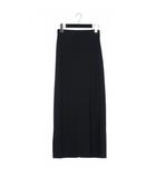ジルサンダー JIL SANDER ハイウエスト ロングスカート バックスリット 38 グレー