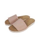 クラークス clarks Lunan Slide スエードレザー スライド サンダル UK5 38 ライトピンク