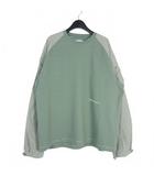 オーエーエムシー OAMC カーゴ ロングスリーブ Tシャツ カットソー 長袖 M 緑 セージグリーン PCM1OT07AJE003050