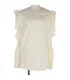 メゾンマルジェラ Maison Margiela 12SS 白タグ カットオフ カットソー ノースリーブTシャツ サイズ1 白 ホワイト S29GC0149 S22026 国内正規