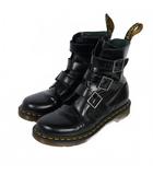 ドクターマーチン DR.MARTENS BLAKE ブレイク 3バックル サイドジップ レザーブーツ UK7 26cm 黒 ブラック
