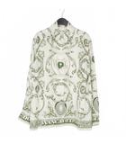 アレキサンダーワン ALEXANDER WANG マネープリント シルクシャツ ブラウス 長袖 XS 白 ホワイト 1WC3231831