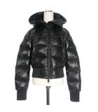 モンクレール MONCLER SOTIRIA GIUBBOTTO クロップド ダウンジャケット ショート丈 ナイロン 0 黒 ブラック B20934536105