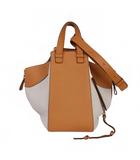 ロエベ LOEWE ハンモック スモール ショルダーバッグ  トートバッグ ホワイト ブラウン マルチカラー 0111801