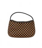 ルイヴィトン LOUIS VUITTON 2002s ダミエ ソバージュ ハンドバッグ ヘアカーフ タイガー 茶 ブラウン M92132 CE0022 国内正規