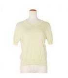 メゾンマルジェラ Maison Margiela 20SS 半袖ニット カットソー トップス S イエロー 黄色 S51HA1040