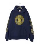 セントマイケル SAINTMICHAEL 25AW SAINT HOODIE プルオーバーパーカー フーディ XL 紺 ネイビー SM-HR1-0000-055