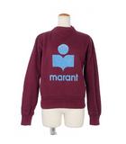 イザベル マラン エトワール ISABEL MARANT ETOILE モックネック フロックロゴ スウェット トレーナー 長袖 34 ボルドー 赤 78-03-96-03004 国内正規