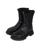 3.1 フィリップリム 3.1 phillip lim KATE サイドゴア レザー ショートブーツ 37 黒 ブラック