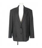 ウェルダン WE11DONE ウール テーラードジャケット オーバーサイズ XSサイズ グレー