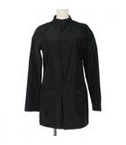 ヨウジヤマモトノアール YOHJI YAMAMOTO NOIR スタンドカラー シャツ ジャケット 長袖 サイズ3 ブラック 黒