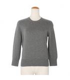イザベル マラン エトワール ISABEL MARANT ETOILE 七分袖 クルーネックニット セーター バックジップ 38 グレー