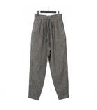 イザベル マラン エトワール ISABEL MARANT ETOILE ストライプ タック ネップウール パンツ 34 グレー