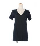 イザベル マラン エトワール ISABEL MARANT ETOILE Vネック Tシャツ カットソー 半袖 M 黒 ブラック
