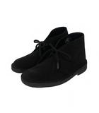クラークス clarks Desert Boot デザートブーツ スエードレザー UK3 22cm 黒 ブラック