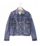 アイ ジュンヤワタナベマン コムデギャルソン ジュンヤマン eye JUNYA WATANABE MAN × ベルベルジン BerBerjin DENIM JACKET SECOND TYPE 507XX 転写プリント ナイロンジャケット M 青 ブルー WO-J910-100