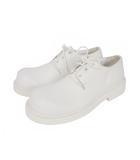 エムエムシックス メゾンマルジェラ MM6 Maison Margiela レザー レースアップ シューズ 白 36 ホワイト S66WQ0062