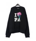 23SS I Love PA スウェットシャツ トレーナー L 黒 ブラック PMBA026S23FLE0021084