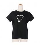 アニエスベー agnes b. サラエボハート Tシャツ カットソー サイズ3 ブラック 黒