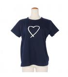 アニエスベー agnes b. サラエボハート Tシャツ カットソー サイズ3 ネイビー 紺