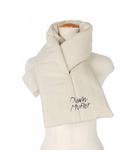 ミッドウエスト MIDWEST 603 ダウンマフラー ストール 文字プリント 白 ホワイト