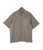 ミッドウエスト MIDWEST 開襟シャツ 半袖 五部袖 フリーサイズ カーキ グリーン