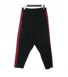 ミッドウエスト MIDWEST 603 トラックパンツ サルエル ライン ゴムウエスト Mサイズ 黒 ブラック