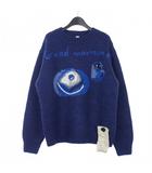 25AW MORNING SPECIAL グラフィックニット セーター 長袖 M ブルー 青 2502SK109