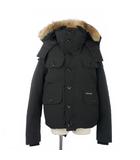 カナダグース CANADA GOOSE RUSSELL PARKA ラッセル パーカ ダウンジャケット S 黒 ブラック 2301JM R