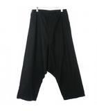 ワイズ Y's 94AW コットンサルエルパンツ ワイド 2 黒 ブラック MV-P11-801
