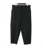 リミフゥ LIMI feu 94AW スラックス ワイドパンツ Sサイズ ブラック 黒 LV-P24-101