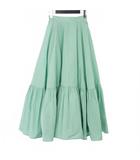 プランシー PLAN C 23AW ティアード マキシ ロングスカート 34 ミントグリーン 緑 GOCAA07LZ8TP076