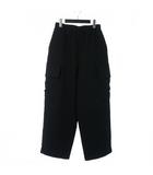 ミスターハリウッド N.HOOLYWOOD 23AW ワイド イージー カーゴパンツ 36 黒 ブラック 2232-CP22-098