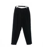 ミスターハリウッド N.HOOLYWOOD 2タック ワイドテーパード イージースラックス アンクルカット 36 黒 ブラック PT07-098 peg