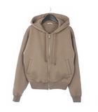 オーラリー AURALEE SMOOTH SOFT SWEAT ZIP PARKA スムーズソフトスウェットジップパーカ フーディー 0 オリーブブラウン A24AP05TU