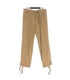 ワイズ Y's ヨウジヤマモト 00AW ベルテッド リネンパンツ スラックス 1 ベージュ MT-P08-302