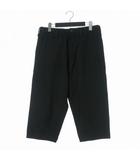 ヨウジヤマモトプールオム YOHJI YAMAMOTO POUR HOMME ウールギャバ ショートパンツ ハーフパンツ 2 ブラック 黒 HN-P22-100